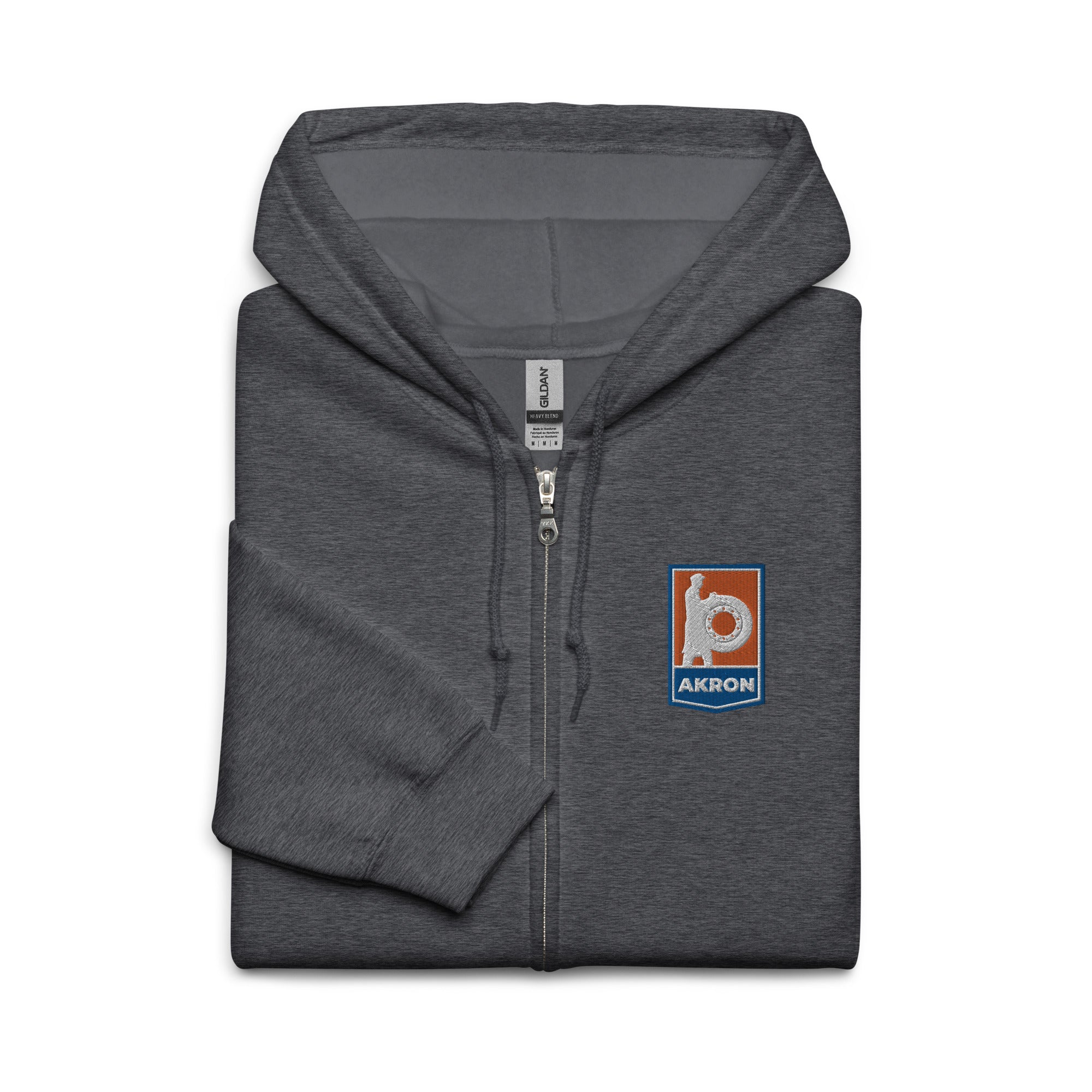 Rubber Worker Unisex heavy blend zip hoodie