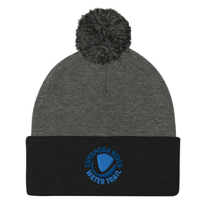 Water Trail Pom-Pom Beanie