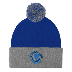 Water Trail Pom-Pom Beanie