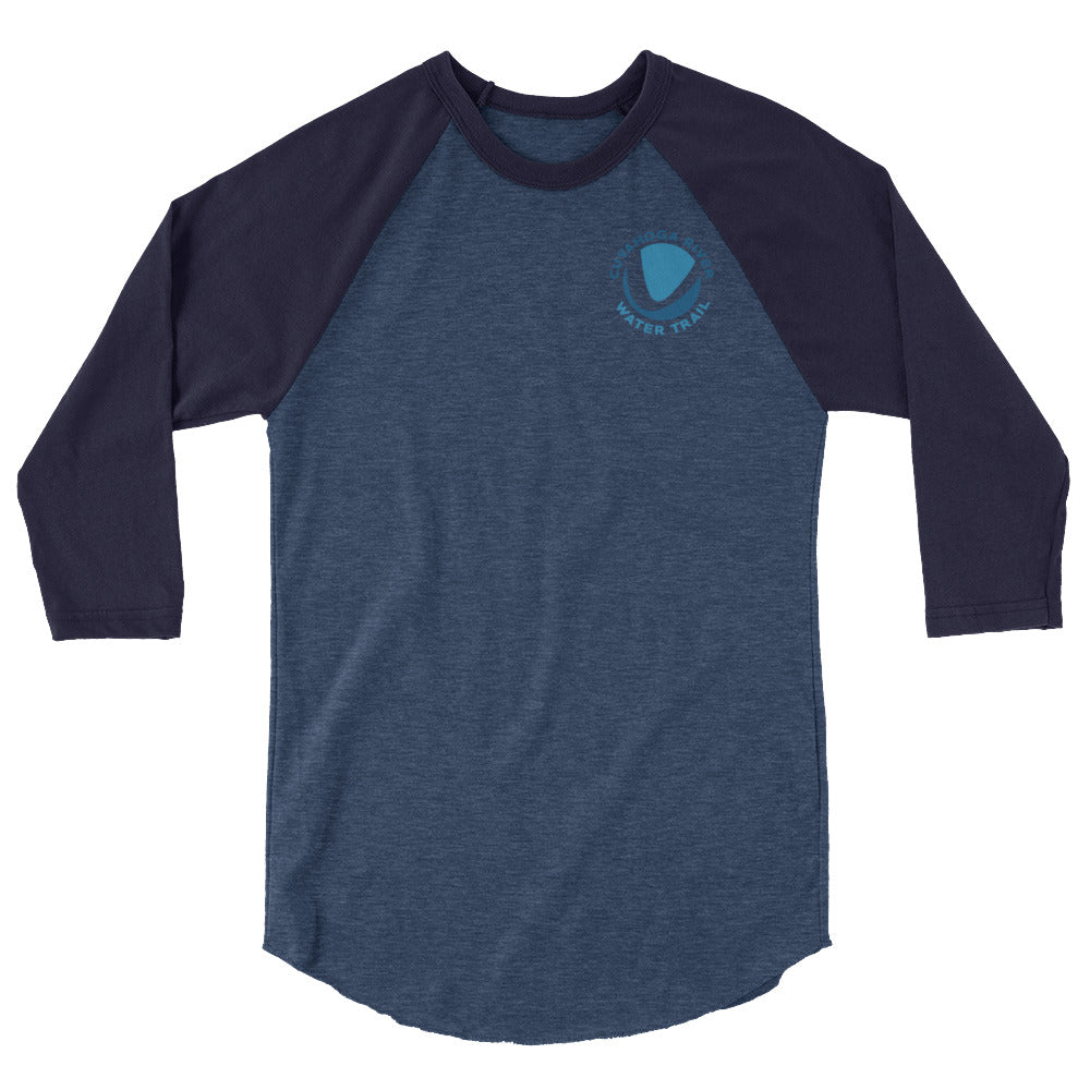 Water Trail 3/4 sleeve raglan shirt