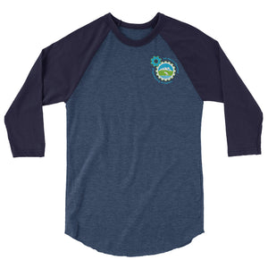 All-Akron Student 3/4 sleeve raglan shirt