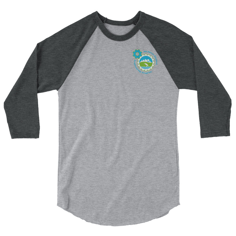 All-Akron Student 3/4 sleeve raglan shirt