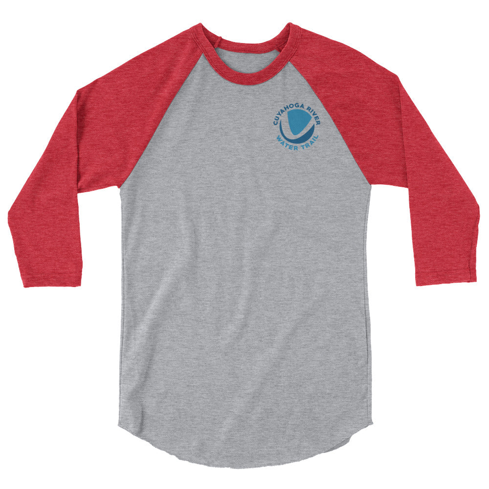 Water Trail 3/4 sleeve raglan shirt