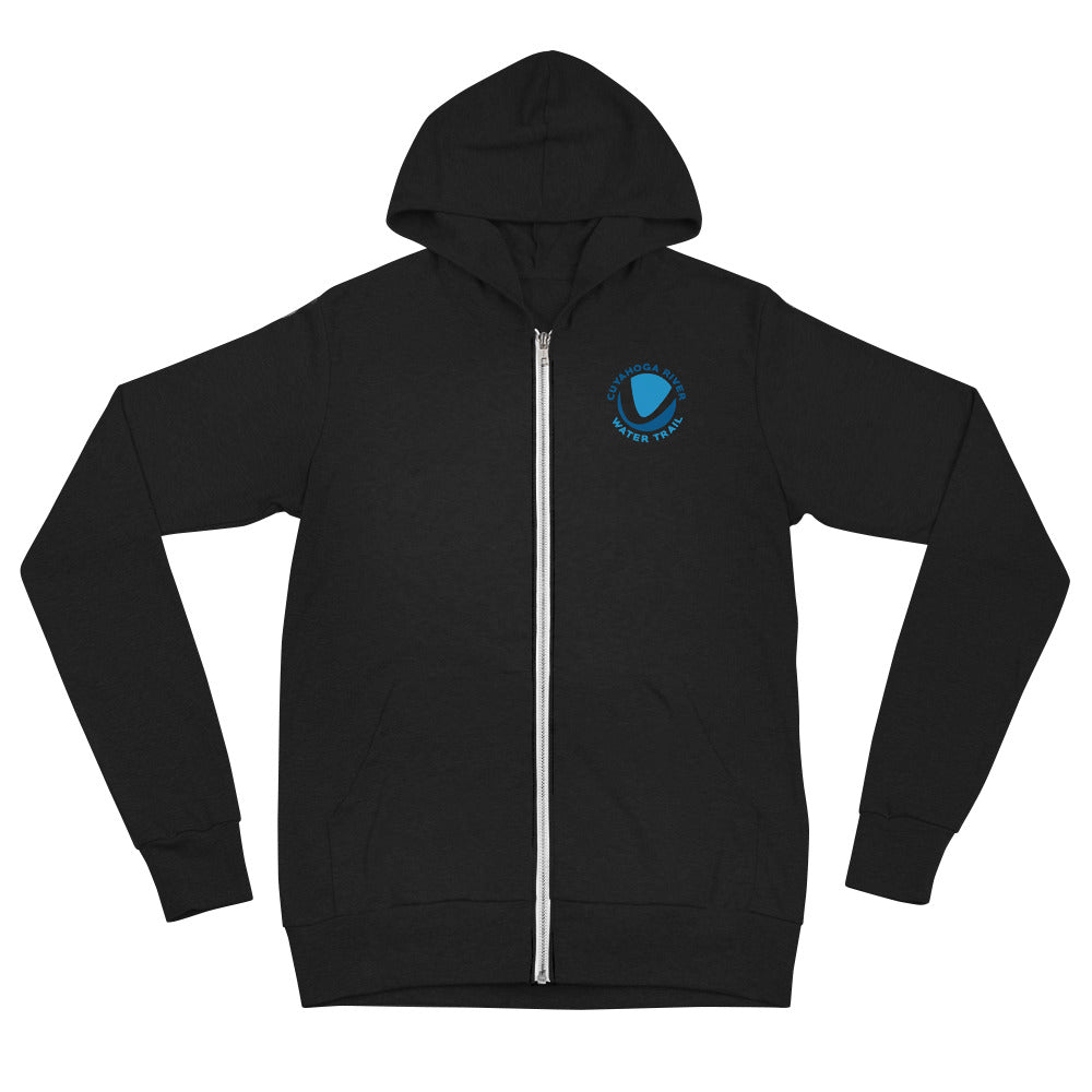 Water Trail Unisex zip hoodie